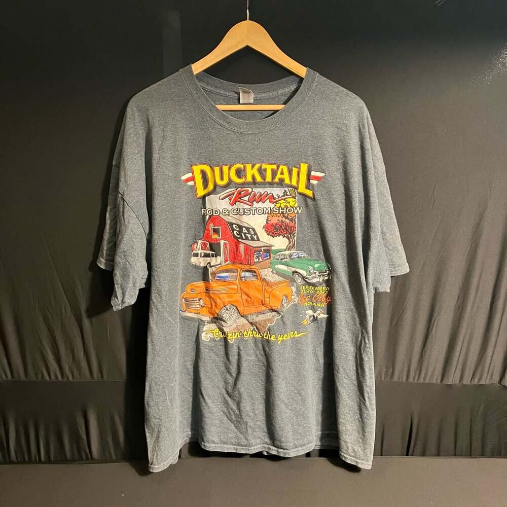 Gildan Ducktail Run Rod & Custom Show 3XL T-Shirt